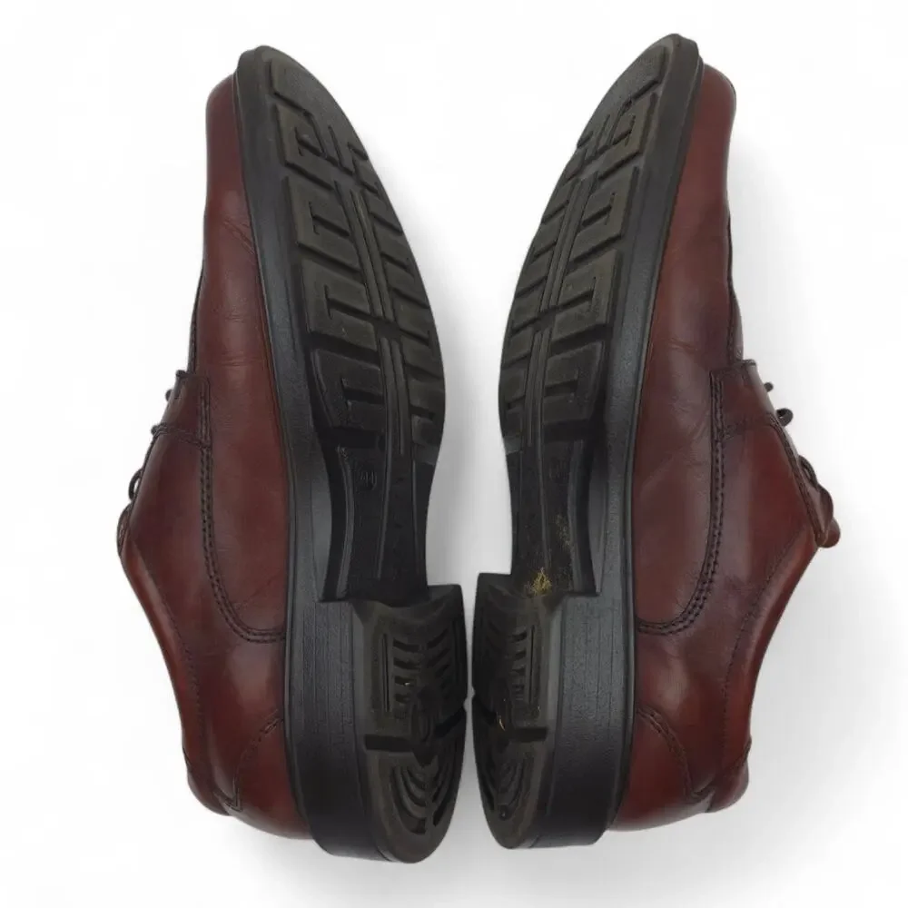 Ecco Shoes Mens 44 US 10/10.5 Helsinki Square‎ Bike Toe Oxford